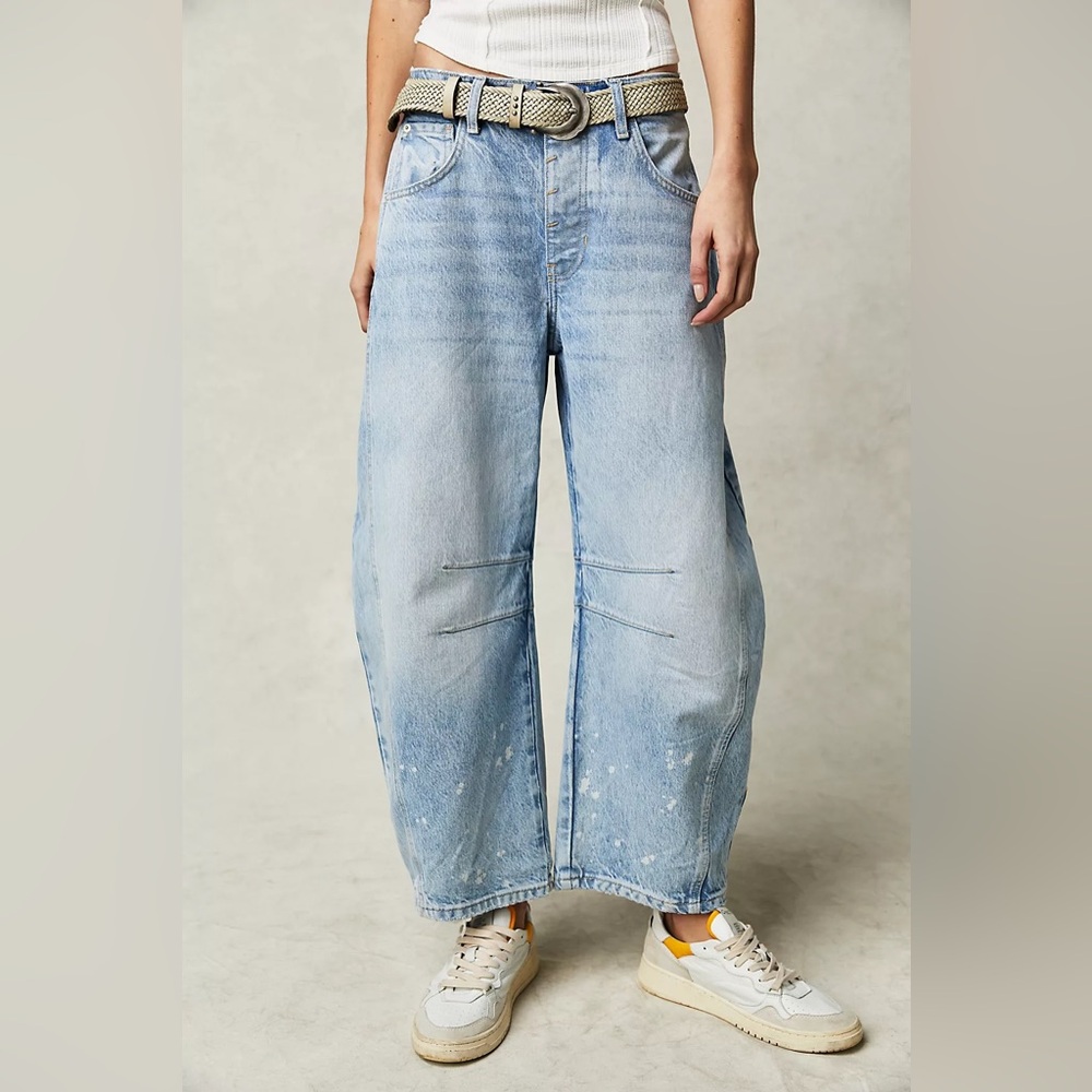 We the Free Good Luck Barrel Jeans